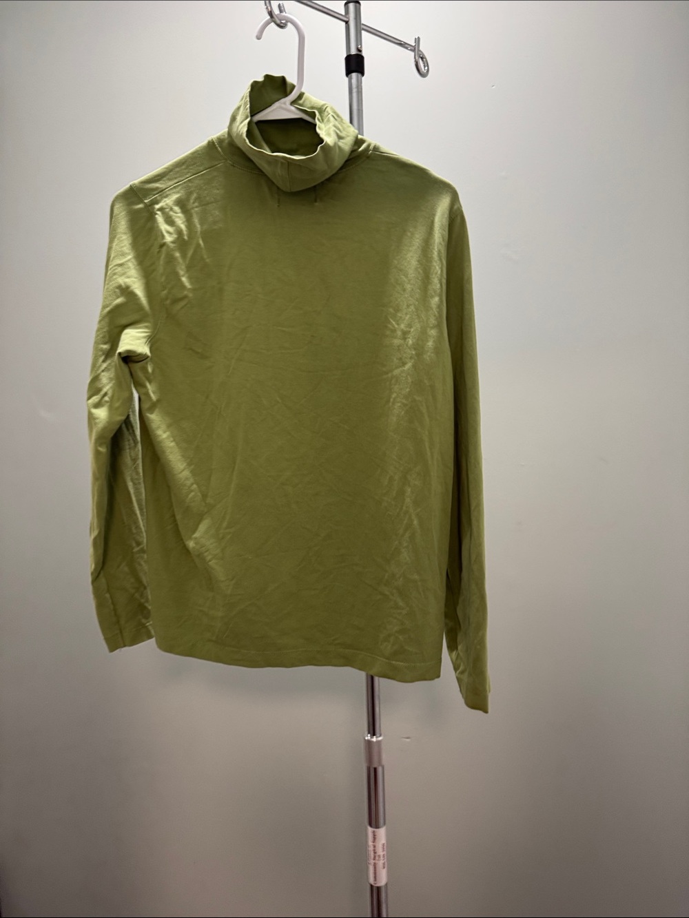 Women's Lightweight Turtleneck Top in Olive Green
